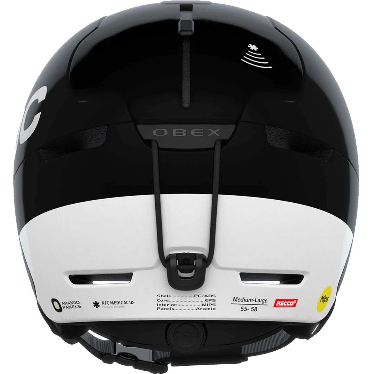 POC Obex BC Mips Uranium Black 5 POC Obex BC Mips Uranium Black - Image 3