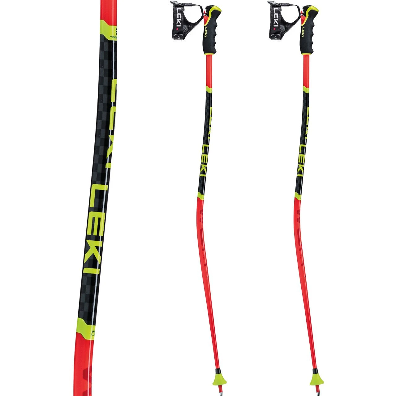 Leki WCR Lite GS 3D Bright Red/black/neonyellow 4 Leki WCR Lite GS 3D Bright Red/black/neonyellow - Image 2